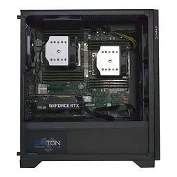 Двопроцесорна робоча станція Power Up #548 AMD EPYC 7642 x2/128 GB/SSD 1TB/GeForce RTX 5060Ti 16 Gb - мініатюра 2