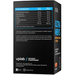Мультивітамінний комплекс Vplab Ultra Men's Multivitamin 90 м'яких капсул - мініатюра 4