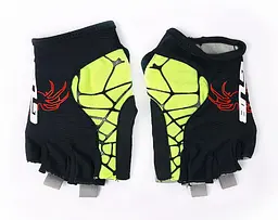 Велорукавиці GUB S036 з короткими пальцями XL Black-Light Green (G0000705) - мініатюра 2