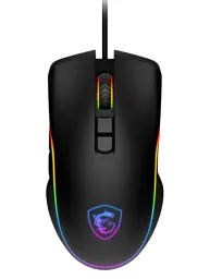 Миша MSI FORGE GM300, Black, оптична, 1200 - 7200 dpi, 7 кнопок, RGB підсвічування, USB, 1.5 м, 118 г