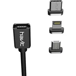Кабель магнітний Havit HV-H635 Lightning 1 м (HV-H635 magnetic) - мініатюра 4