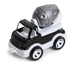 Игрушечный бетоносмеситель Mini Matik вращающийся барабан 13,5 см Черный (MK-333-T-112)