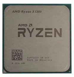 Процесор AMD Ryzen 3 1200 AF (YD1200BBM4KAF) (Socket AM4, 4T, 3.4 ГГц, Tray) Б/в