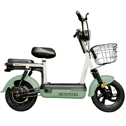 Електроскутер двомісний Crosser Mini+Pas-система зелений