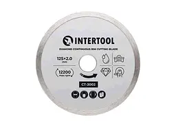 Диск алмазний INTERTOOL 125х22,2мм 2,0мм кераміка (CT-3002)