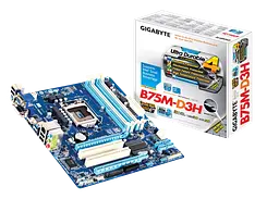 Материнська плата Gigabyte GA-B75M-D3H LGA 1155 (GA-B75M-D3H) Б/В