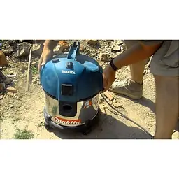 Makita Пилосос професійний VC2512L, 1000Вт, 210мБар, контейнер 25л, розетка 2600Вт, 7кг - мініатюра 2