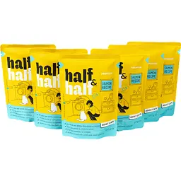 Набір вологих кормів для дорослих котів Half & Half шматочки з лососем у желе 600 г (6 шт. х 100 г) - мініатюра 5