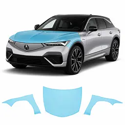 Антигравійна захисна бронеплівка за лекалами для Acura ZDX EV 2024 - капот і передні крила