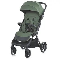 Прогулянкова коляска до 22 кг PU колеса чохол зелений (ME 1127-B Khaki Gree)