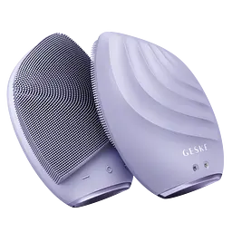 Електронна звукова щітка для обличчя GESKE Sonic Facial Brush 5 в 1 фіолетова - мініатюра 3