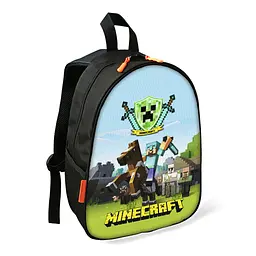 Рюкзак Minecraft Стів  дитячий шкільний/міський 34х27х13 см для хлопчика (02417)