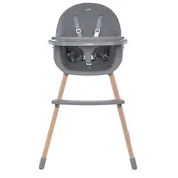 Стільчик для годування LUMI ME 1111 Gray екошкіра - мініатюра 2