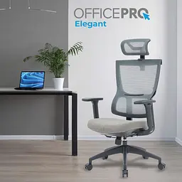 Офісне крісло OfficePro Elegant OC600-B-DG-DG Black/Dark Gray [148650] - мініатюра 7