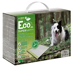 Одноразові пелюшки для собак 84 x 57 см Croci Super nappy Eco 14 шт/уп біорозкладні
