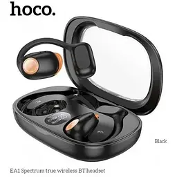 Бездротові навушники Hoco EA1 Spectrum true wireless BT headset до 10 годин чорні 6942007612173 - мініатюра 5