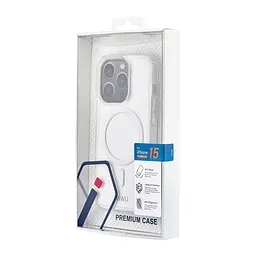 Чохол WIWU Magnetic Crystal with MagSafe iPhone 15 Pro Transparent - мініатюра 2