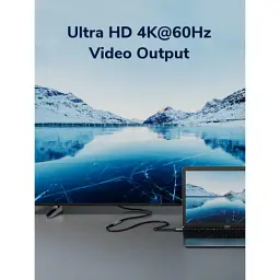 Дата кабель USB-C M/F 0.5m 5Gbps 60W 4K60Hz Cabletime (CA913664) - мініатюра 5