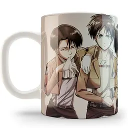 Кухоль GeekLand Атака Титанів Attack on Titan друзі AT.02.025 330 мл білий - мініатюра 2