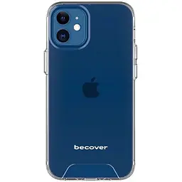Чохол-накладка BeCover Space Case для Apple iPhone 12 / 12 Pro Transparancy (707793) - мініатюра 2