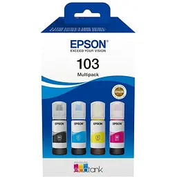 Контейнер з чорнилом Epson 103 Multipack (C,M,Y,Bk) (C13T00S64A)