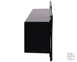 Блок врізний DC на 2 розетки + 2USB + телефонний + мережевий роз'єм з висувною кришкою (чорний) - мініатюра 4