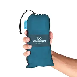 Ковдра Lifeventure Picnic Blanket Синій - мініатюра 3
