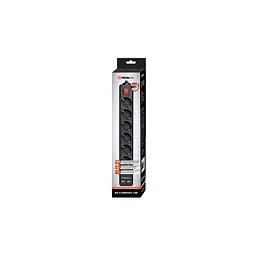 Мережевий фільтр живлення REAL-EL RS-6 PROTECT USB, 5m, black (EL122300018) - мініатюра 2