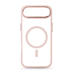 Чехол Apple iPhone 17 Air, Unit MagSafe, розовый, прозрачный, магсейф, противоударный, магнитный, панель-накладка с поддержкой MagSafe, с поддержкой беспроводной зарядки, TPU+PC, защита всего корпуса, ударопрочный, ArmorStandart (ARM86311)