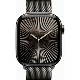 Смарт-годинник Apple Watch Series 10 GPS + Cellular 42mm Slate Titanium Case w. Slate Milanese Loop (MX053) - мініатюра 2