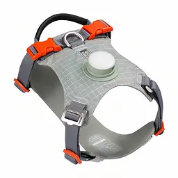 Шлея для собак Truelove TLH6771 з LED-підсвічуванням і тримачем для GPS-трекера Зелений, S - мініатюра 2