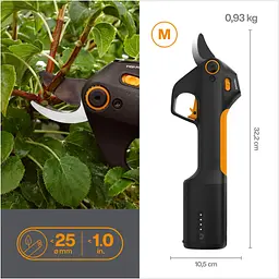 Акумуляторний площинний секатор Fiskars ePruner M з акумулятором (1082297) - мініатюра 2