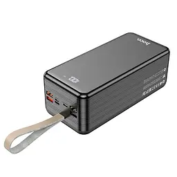 Зовнішній акумулятор Hoco DB21 large display power bank 80000mAh 6 портів 4USB Type-C Lightning - мініатюра 3