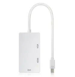 Перехідник mini DisplayPort M HDMI/VGA/DVI 24+5 FHD 1080p - мініатюра 5