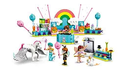 Конструктор LEGO Friends Костюмована вечірка з єдинорогом і феєю 261 деталь (42661) - мініатюра 5