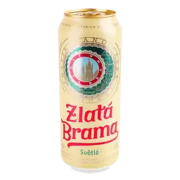 Пиво Zlata Brama світле 5% 0.5 л з/б - мініатюра 4