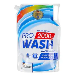 Гель для прання ProWash 2000 універсальний 2 л - мініатюра 2