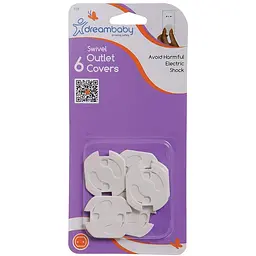 Заглушка для розетки DreamBaby Euro маленька 6 шт. (G139) - мініатюра 2
