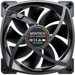 Вентилятор MONTECH 140MM AX140 PWM BLACK (AX140 PWM BLACK) - мініатюра 3