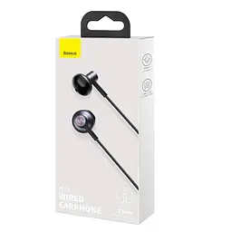Дротові навушники Baseus Encok H19, 3.5mm, 1.2m (NGH19-03) black - мініатюра 13