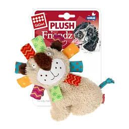 Іграшка для Собак Gigwi Plush Friendz Левеня з пищалкою 17х11х4 см - мініатюра 2