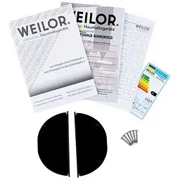 Витяжка вбудована Weilor PPE 8265 SS 1250 LED Strip - мініатюра 9