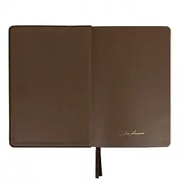 Щоденник діловий Leo Planner 2027 Nebraska А5 твердий коричневий 368 сторінок (252767) - мініатюра 4