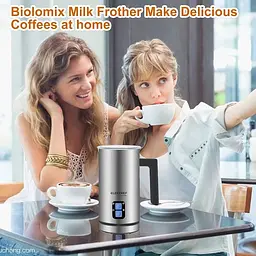 Пінозбивальник (капучинатор) Biolomix Milk Frother EMF600 Сріблястий - мініатюра 8