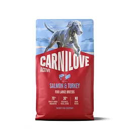 Сухий корм для cобак великих порід Carnilove Active Salmon & Turkey Large Breed суперпреміум лосось та індичка 4 кг