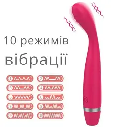 Вібратор для точки G I’MCUM PulseTouch з 10 режимами вібрації Рожевий (IM-ZDB226) - мініатюра 3