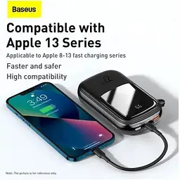 Зовнішній акб Baseus Qpow Digital Display (With Type-C Cable) 20000mAh PPQD-I02 білий - мініатюра 5