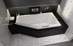 Ванна акрилова Rho Geta 160x90 BA8700500000000 ліва - мініатюра 3