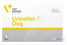Харчова добавка для собак Vet Expert UrinoVet Dog для підтримки сечовидільної системи, 1 таблетка