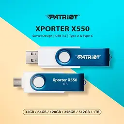 USB флеш накопичувач Patriot 64GB Xporter X550 USB 3.2/Type-C (PS64GX550AAD) - мініатюра 5